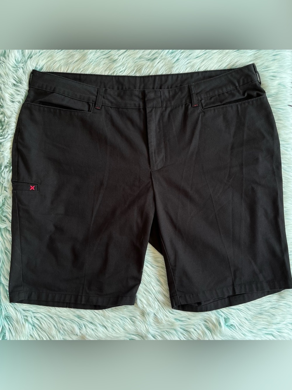 P&F Workwear, Womens Black Performance Bermuda Shorts